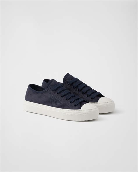 Baltic Blue Fabric Sneakers 